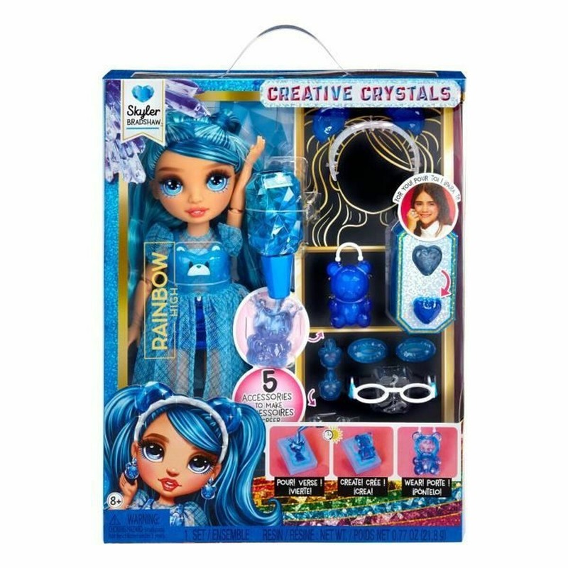 Muñeca de moda Skyler de Rainbow High posando con estilo