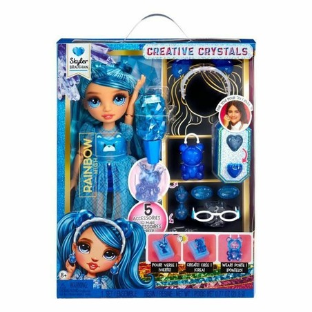 Muñeca de moda Skyler de Rainbow High posando con estilo