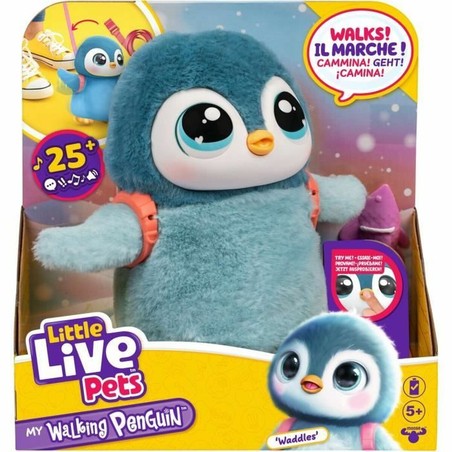 Muñeco bebé interactivo pingüino My Little Penguin de Moose Toys