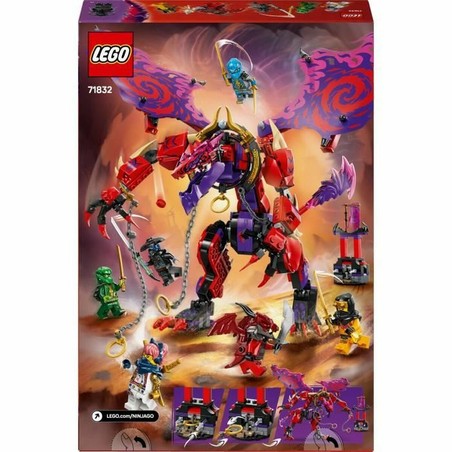 Set construcción educativo LEGO Ninjago Dragón del Caos en acción
