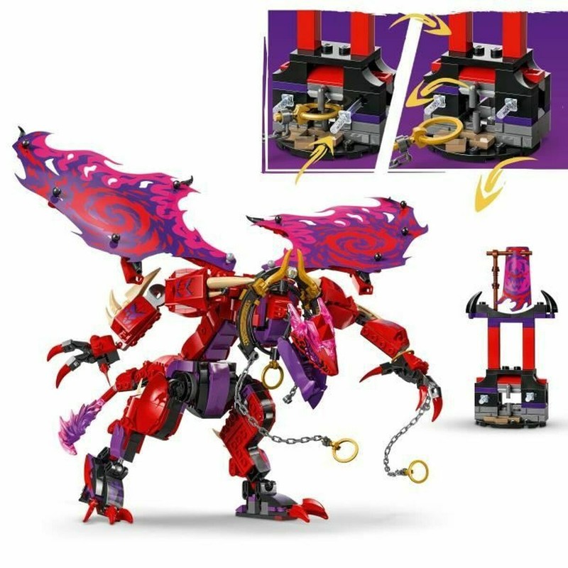 Detalle de piezas del set LEGO Ninjago 71832 para niños 8 años