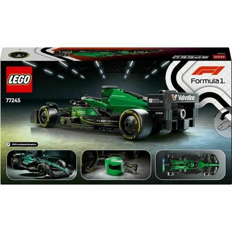 Bloques construcción infantiles: Detalle del chasis del Aston Martin F1 de LEGO.