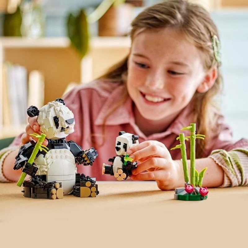 Bloques construcción infantiles LEGO Creator tortuga y loro