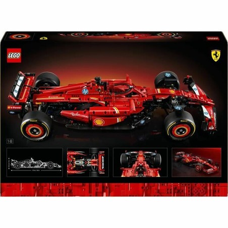 Set de construcción coleccionista Lego Technic, motor V6 detallado.