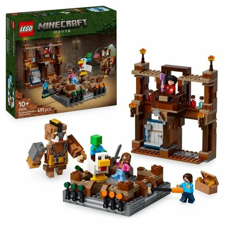 Juguetes Construcción Niños LEGO Minecraft 21272 The Woodland Manor Ring