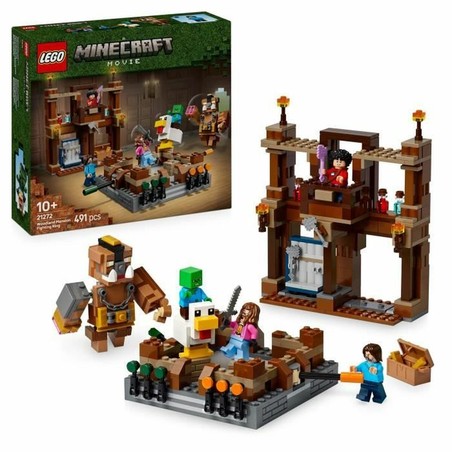 Juguetes Construcción Niños LEGO Minecraft 21272 The Woodland Manor Ring