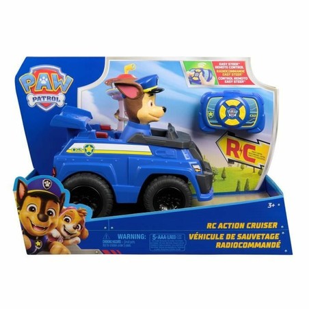 Coche de juguete Chase y su figura, listos para un rescate