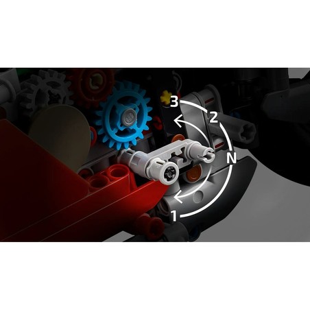 Modelo Lego Technic 1603 piezas - Diseño de frenos y ruedas