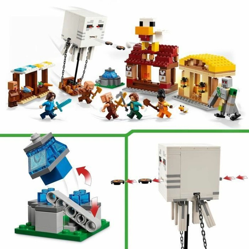 Experiencia creativa con bloques LEGO Minecraft