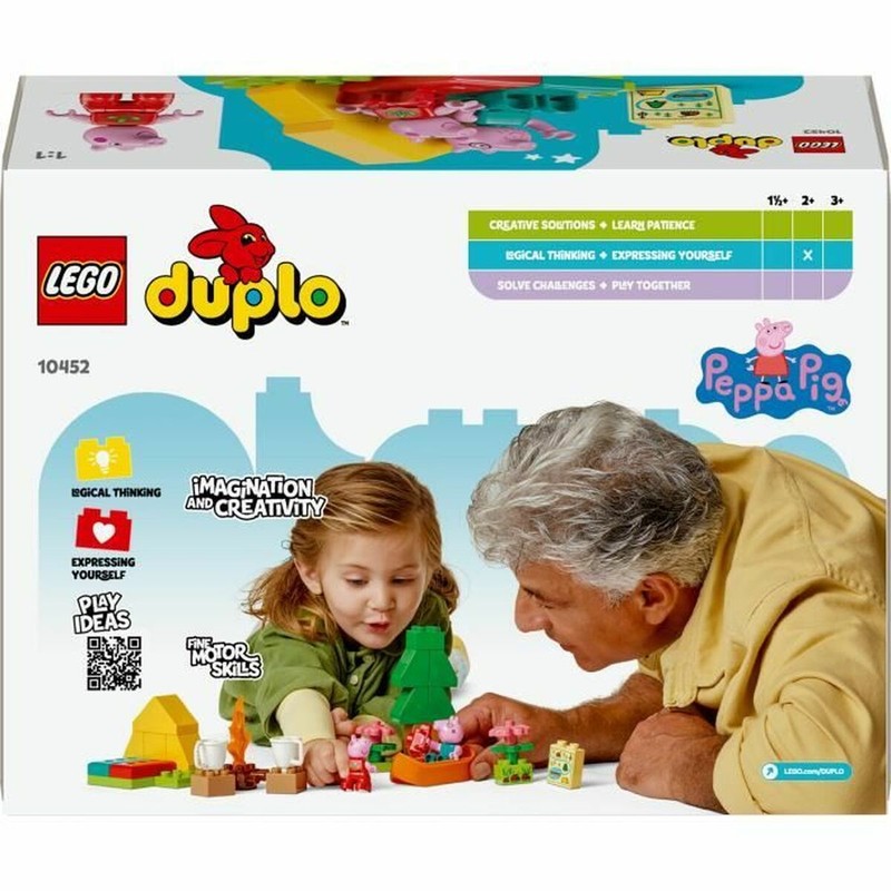 Bloques construcción infantiles Peppa Pig camping