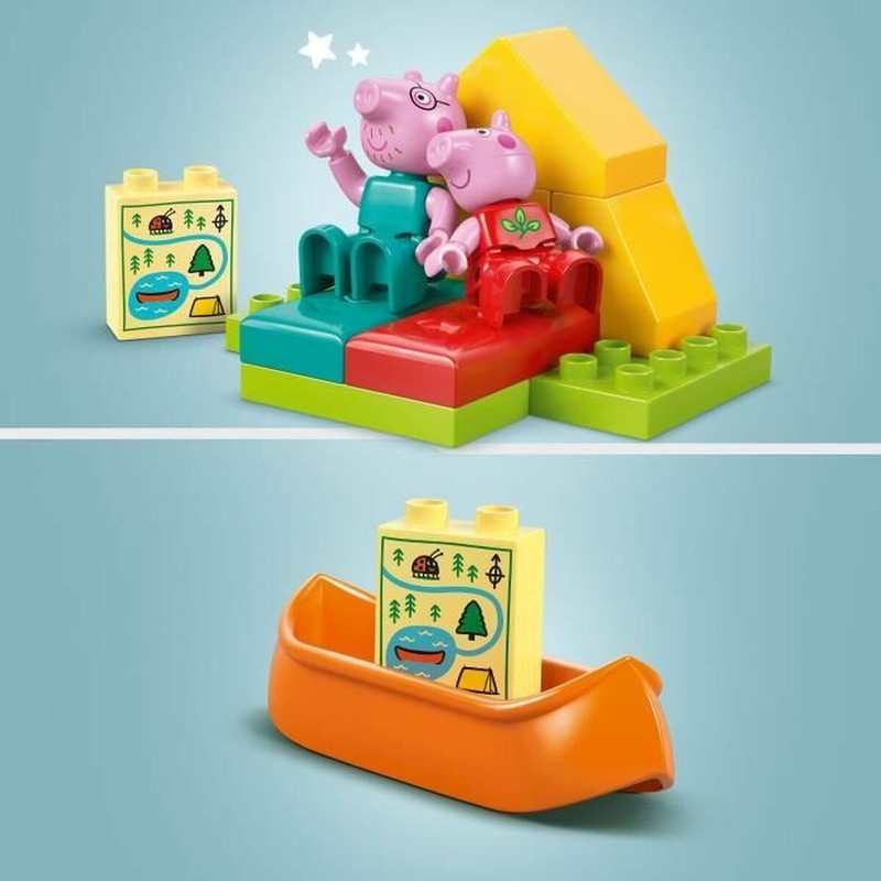 Detalle bloques apilables LEGO DUPLO Peppa Pig
