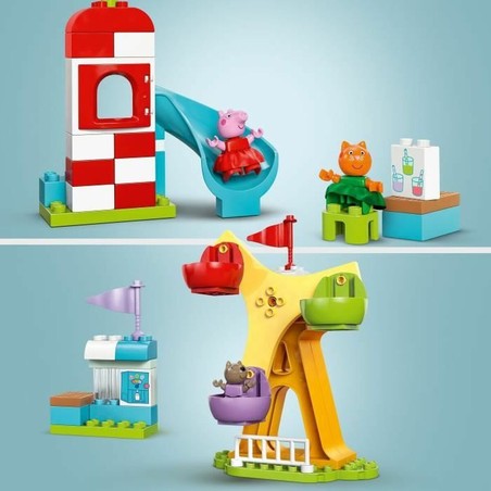Parque de atracciones LEGO DUPLO Peppa Pig con figuras
