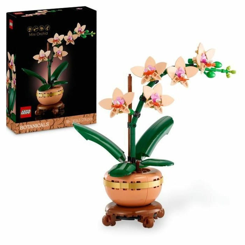 Juego de Construcción LEGO Orquídea 10343 para adultos