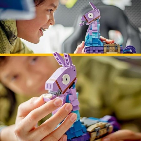 Figura coleccionable Fortnite: Llama de Suministros terminada