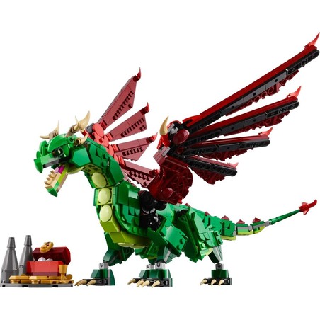 Caja del set LEGO Creator 31161 Dragón Medieval