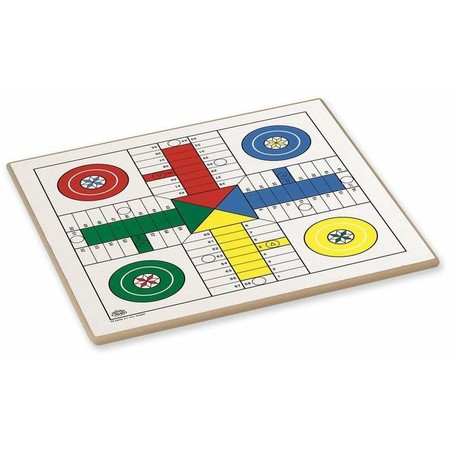 Tablero multijuego familiar Cayro para aprender ajedrez y damas