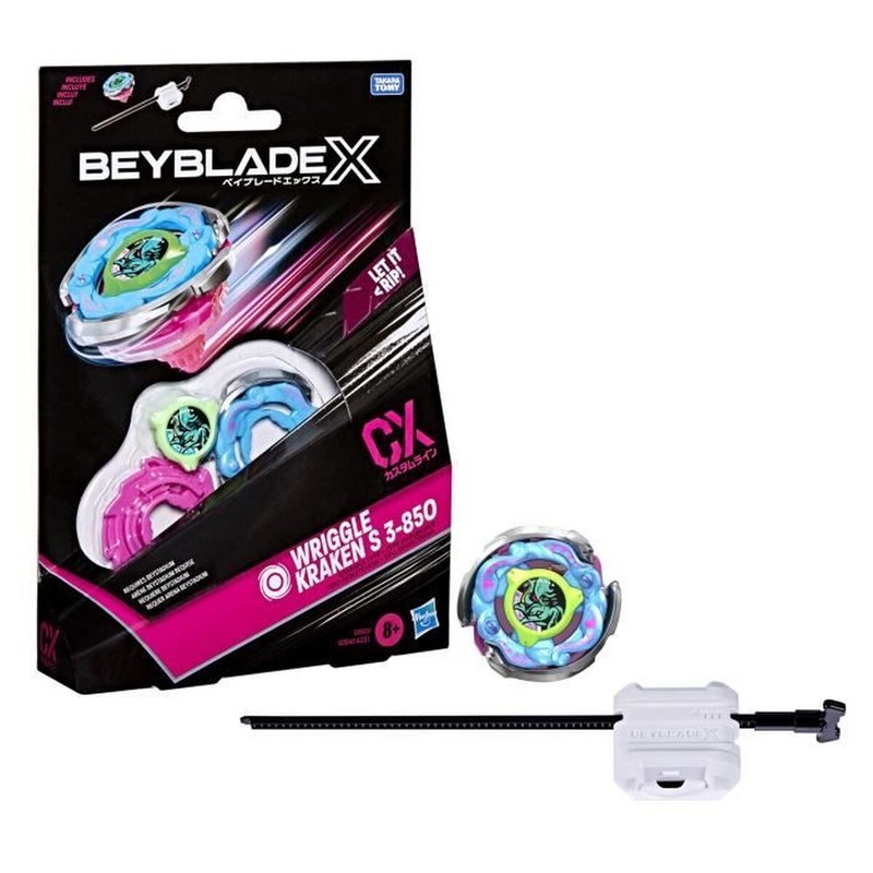 Juegos habilidad niños Peonza Hasbro BeyBladeX con lanzador