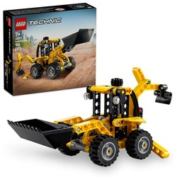 Juguetes construcción niños LEGO Technic retroexcavadora