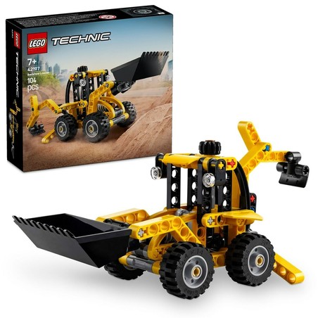 Juguetes construcción niños LEGO Technic retroexcavadora