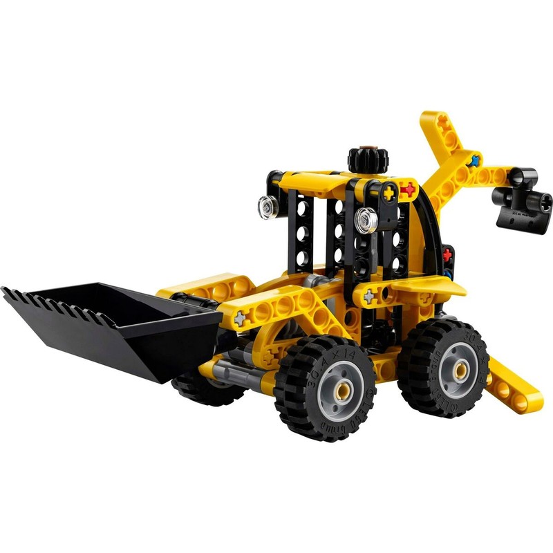 Set construcción educativo retroexcavadora para niños