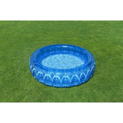 Piscina hinchable infantil Bestway redonda en jardín soleado 2