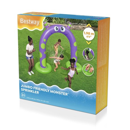 Actividades acuáticas niños pequeños con aspersor Bestway