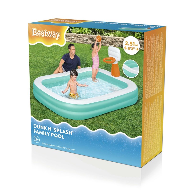 Juego acuático niños 3 años: piscina hinchable Bestway familiar