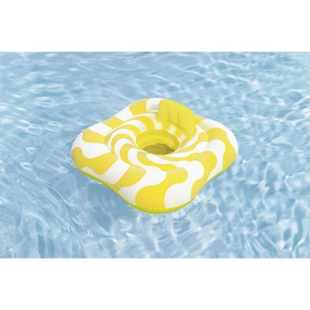 Flotador piscina seguro para bebés de 1-2 años, ideal para sus primeras experiencias acuáticas.