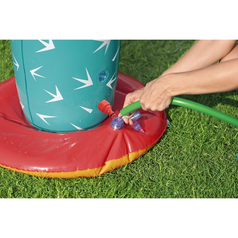 Ducha hinchable jardín de verano para peques