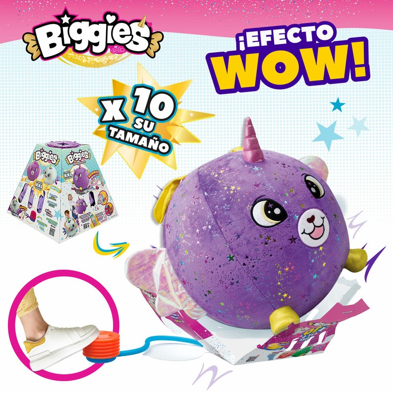 Juguete Sensorial Niños 3 Años: Peluche Eolo Morado en uso