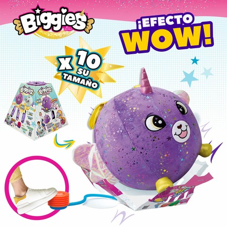 Juguete Sensorial Niños 3 Años: Peluche Eolo Morado en uso