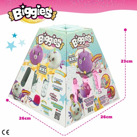 Pack de 4 unidades de peluche hinchable para niños en color celeste