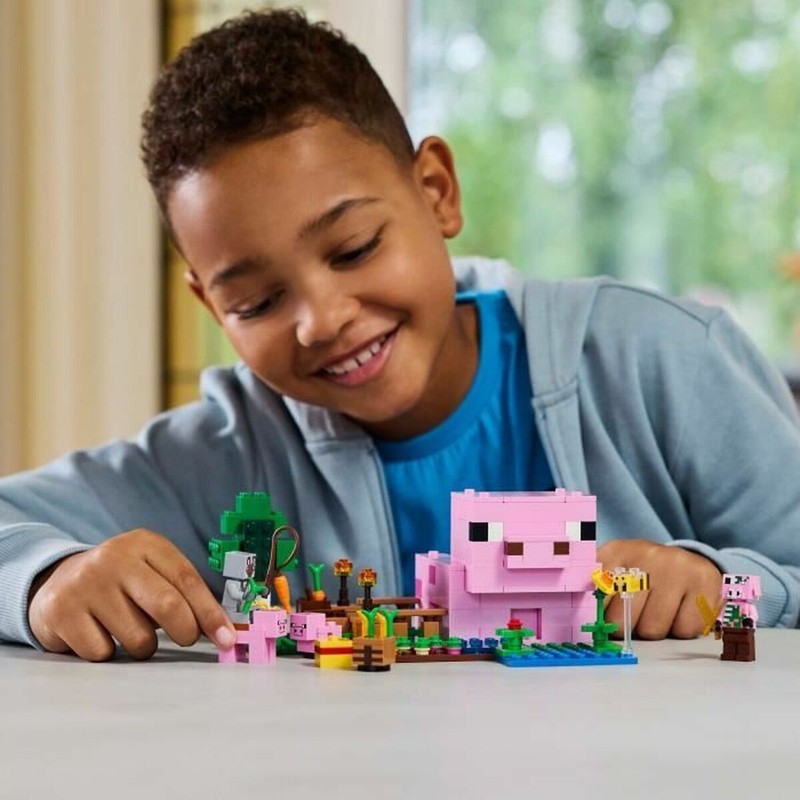 Bloques construcción infantiles, piezas de colores vibrantes
