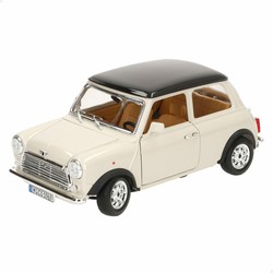 Coche miniatura coleccionable Bburago Mini Cooper 1969 1:18