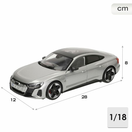 Coche eléctrico colección adultos Bburago Audi E-TRON GT metal