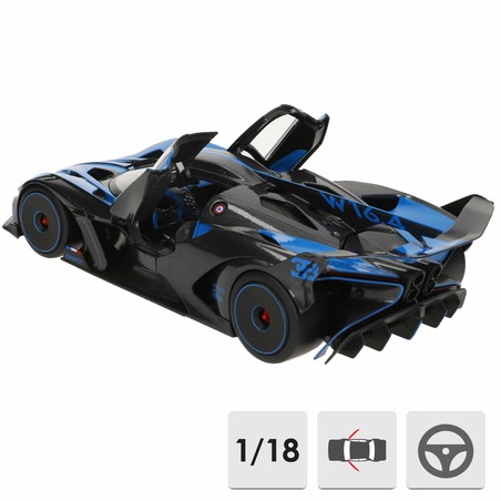 Vista lateral Bugatti Bolide miniatura Bburago