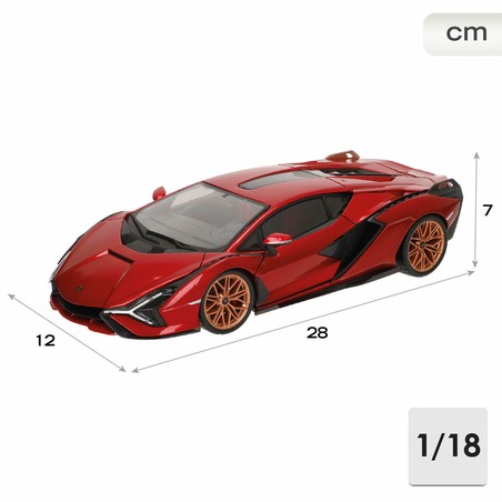 Modelo deportivo coleccionable Lamborghini Sian FKP 37