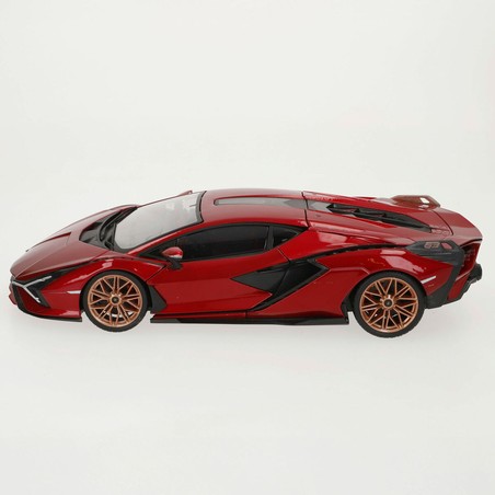 Coche miniatura alta calidad, vista lateral del Lamborghini