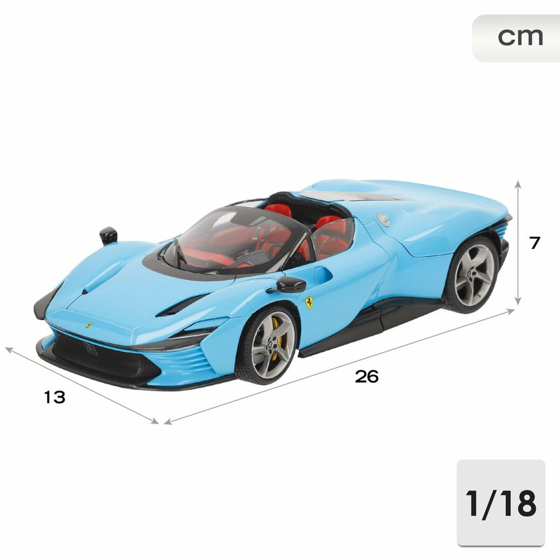 Réplica Ferrari Daytona SP en escala 1:18 para exposición