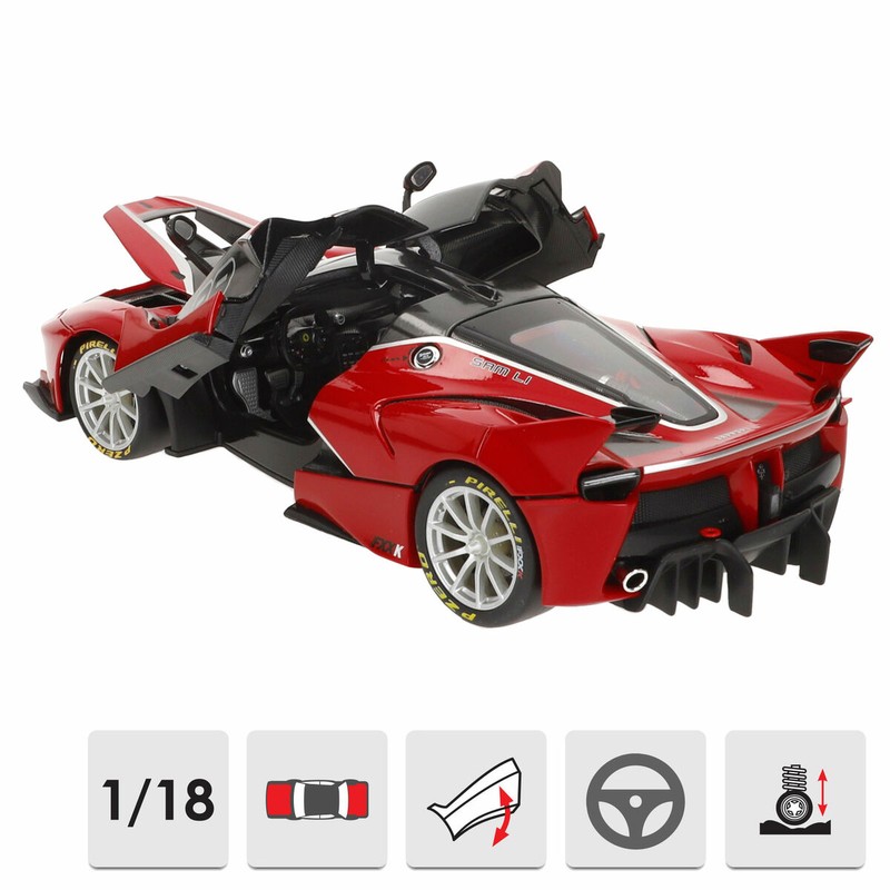 Detalle interior coche deportivo Ferrari FXX K
