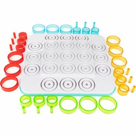Juego destreza 8 años Otrio en mesa de madera