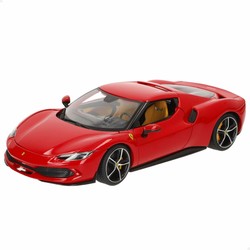 Coche Ferrari 296 GTB Bburago 1:18 vista frontal