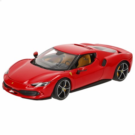 Coche Ferrari 296 GTB Bburago 1:18 vista frontal