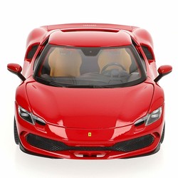 Coche Ferrari 296 GTB Bburago 1:18 vista frontal 2