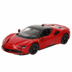 Coche Ferrari SF90 Stradale 1:18 Bburago rojo