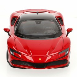 Coche Ferrari SF90 Stradale 1:18 Bburago rojo 2