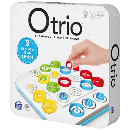 Tablero de Otrio con piezas de plástico multicolor