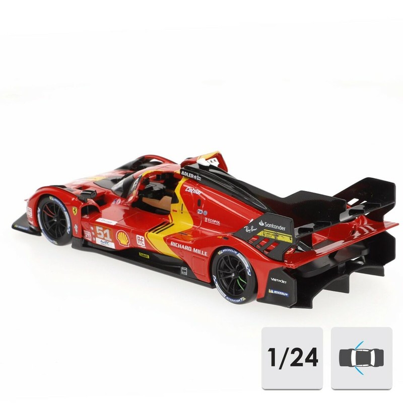 Bburago Ferrari 1:24 réplica de alta calidad con base