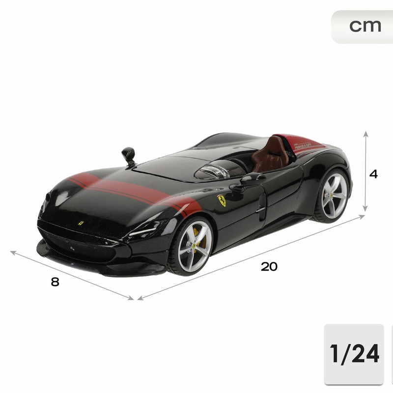 Modelismo Ferrari Monza SP1 alta calidad en color rojo