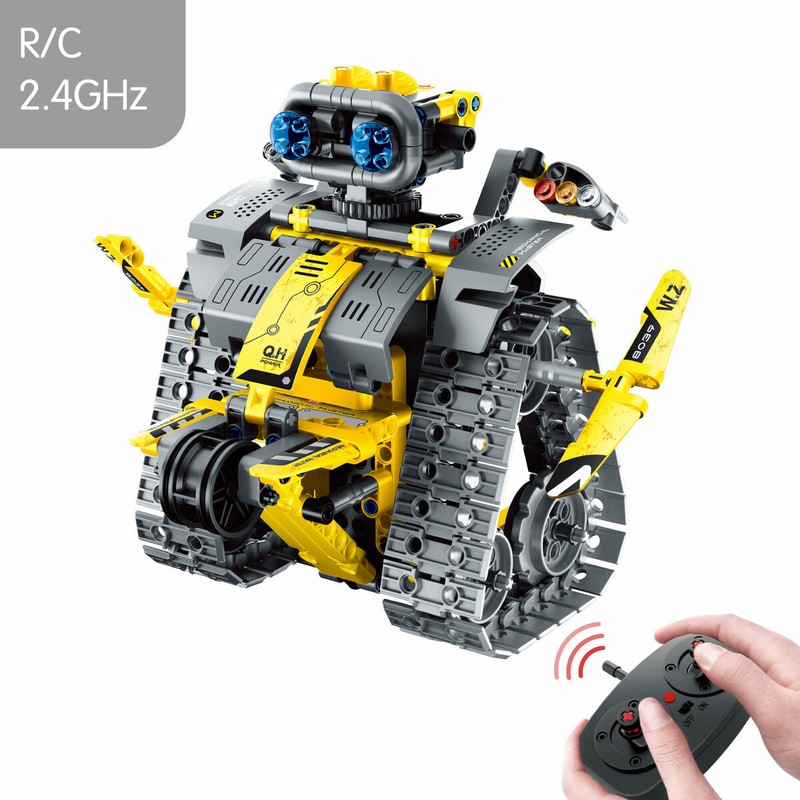Bloques construcción infantiles IM Master con piezas eléctricas